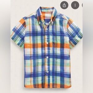 Mini Boden Boys’ Cotton Linen Shirt